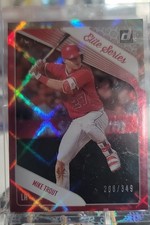 2018 Panini Donruss - Elite Series Mike Trout Red #ES8 /349