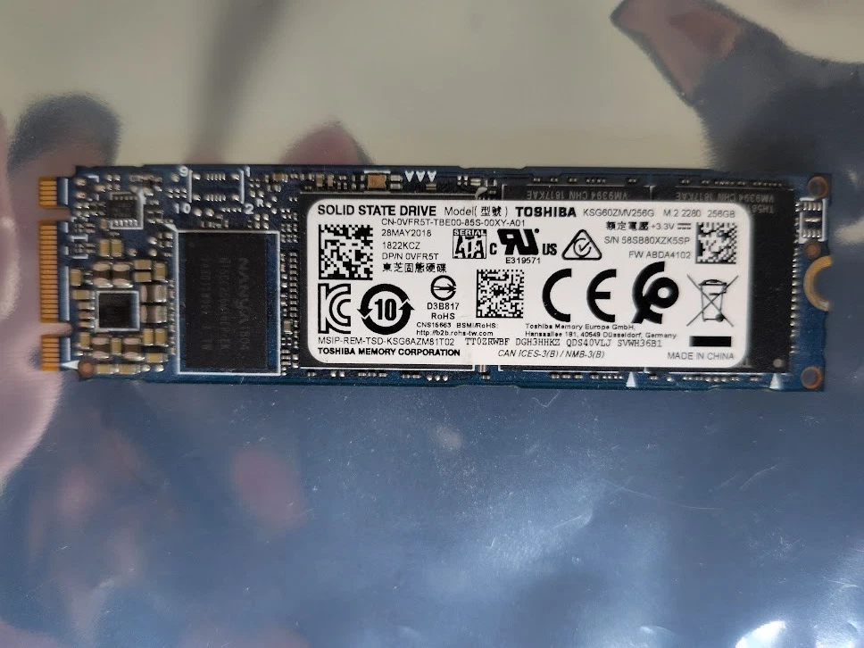 Toshiba M.2 Interface 256 GB Solid State Drives for sale | eBay