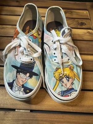 Vans Authentic Sailor Moon Guardian, Lace Shoes, Kids Youth Size 1.5 Anime