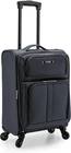 U.S. Traveler Anzio Softside Spinner Luggage Carry-on 22" US08120G22 - Dark Grey