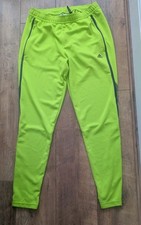 Adidas Climalite Men's Tracksuit Bottoms Hi Vis Neon Yellow Green Medium