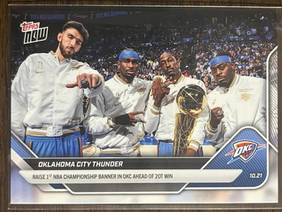 #ad 2025 26 Topps Now NBA #2 Oklahoma City Thunder $8.99