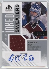 2016-17 SP Game Used Inked Sweaters /10 Patrick Roy #IS-PR Auto HOF 0c3