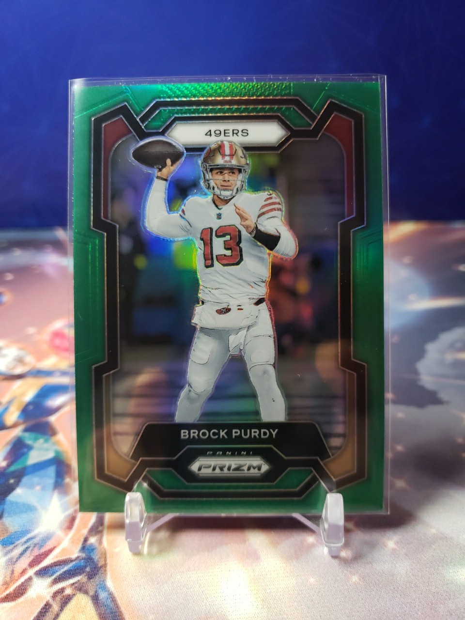 2023 Panini Prizm #266 GREEN PRIZM Brock Purdy San Francisco 49ers