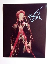 DAVID BOWIE as HALLOWEEN JACK Genuine  signed photo Superb signed 10x8 with COA 