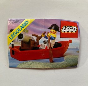 Lego Pirates: 6257 Castaway's Raft & 6295 Harbor Sentry- Both 100%  with Manuals