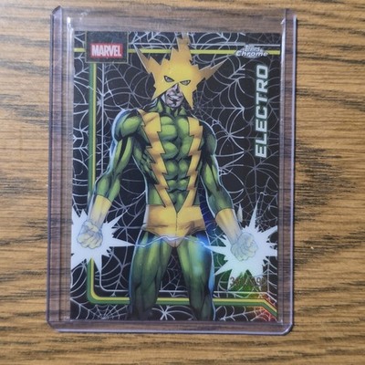 2026 Topps Chrome Marvel Comics Electro Spiderweb Refractor /399 #115