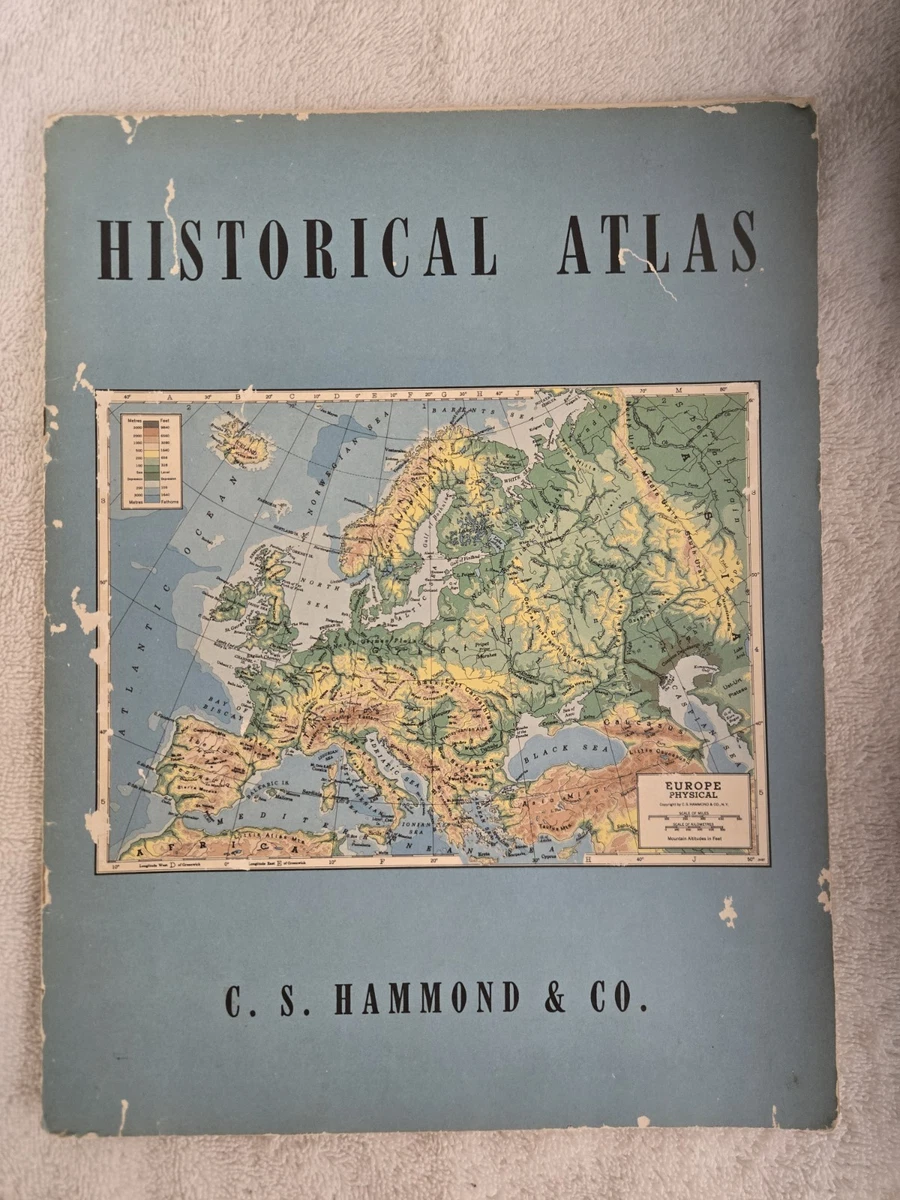 Antique World Atlas 1950-1959 for sale | eBay