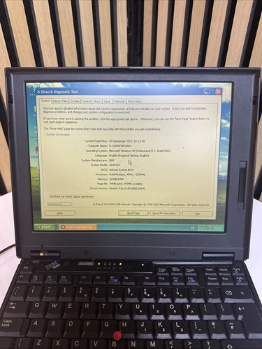 Rare IBM Thinkpad 600 - De-Rubberised, Upgraded, Restored Windows XP 256Mb TFT - Afbeelding 15 van 18