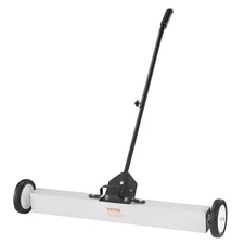 VEVOR 55Lbs Rolling Magnetic Sweeper Wheels,Push-Type Magnetic Pick Up Sweeper 3