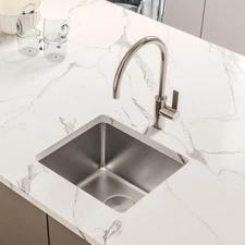 Ruvati 18" Undermount Bar Prep 16Gauge single bowl Kitchen Sink- RVM5916