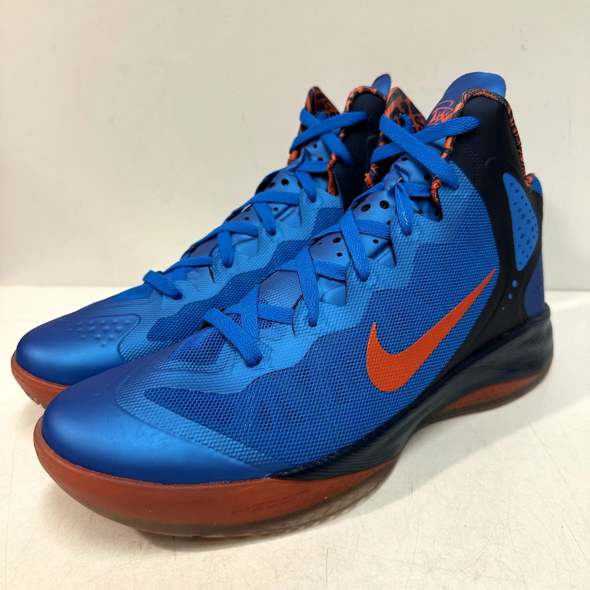 NWOT Nike Zoom Hyperenforcer PE Russell Westbrook OKC Thunder Blue Orange 11 Nike Zoom Hyperenforcer PE Westbrook for Sale | Authenticity  main image 3