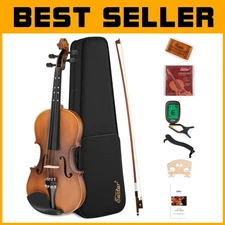 3/4 Fiddle Set with Finger Guide and Extra Strings