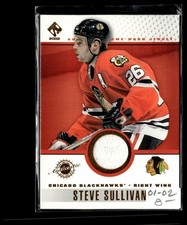 2001-02 Pacific Private Stock Game Gear Steve Sullivan Chicago Blackhawks #25