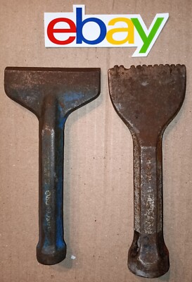2 PC LOT Dasco Pro 3-1/2 in. W Forged  Carbon Steel Brick cold Chisel & 2-1/4