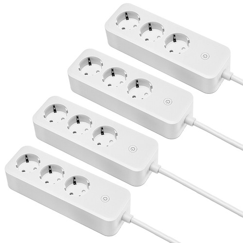 1-4x Smarte 3-fach Steckdosenleiste mit Smart Life- oder Tuya-App 1,8m Kabel - Afbeelding 41 van 41
