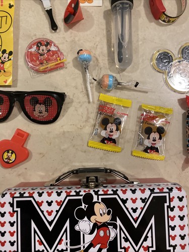 Disney Mickey Mouse Tool Pencil Box Red GLOBAL ICON Collectible Labyrinth Games - Picture 7 of 12