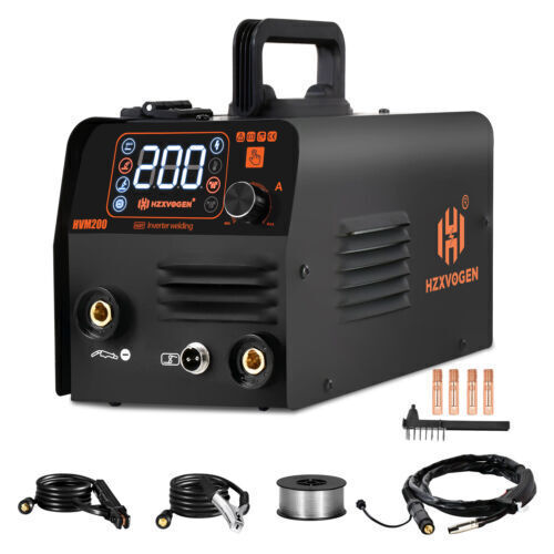 HZXVOGEN Mig Schweißgerät 3IN1 MMA DC 200A INVERTER Schweißmaschine GASLESS IGBT - Bild 7 von 10