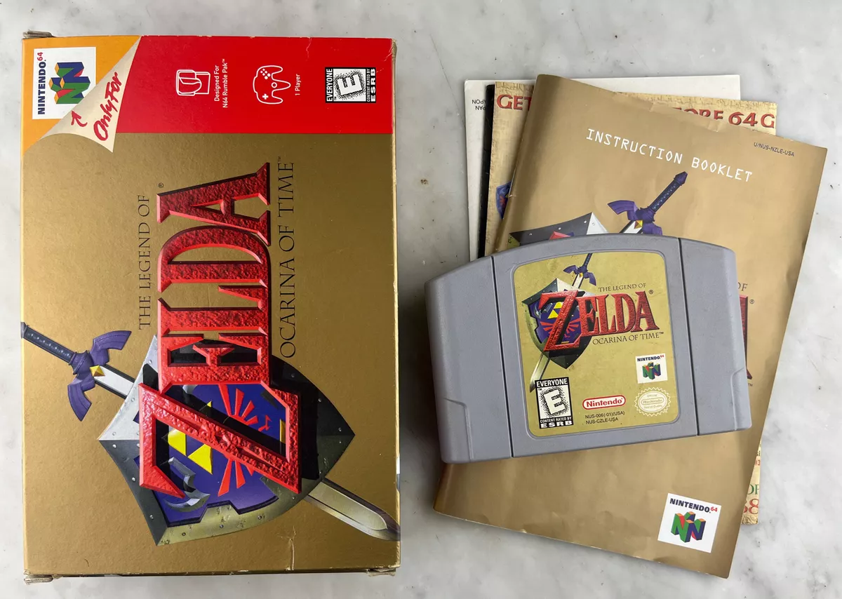 Nintendo 64 The Legend Of Zelda: Ocarina Of Time N64 Complete With Box &  Manual