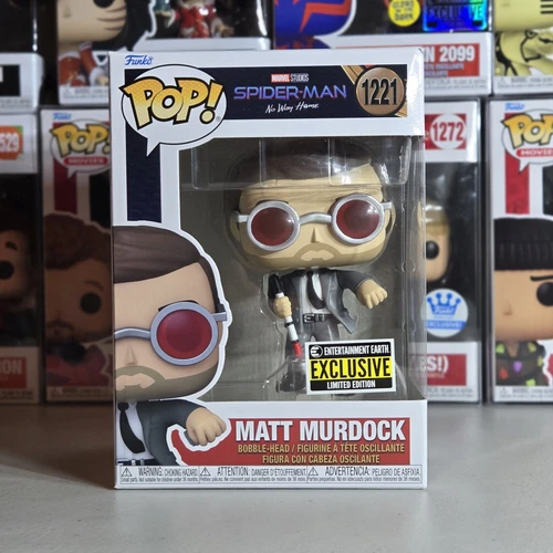 Funko Pop! Matt Murdock Spider-Man No Way Home Exclusive #1221 and Pop Protector