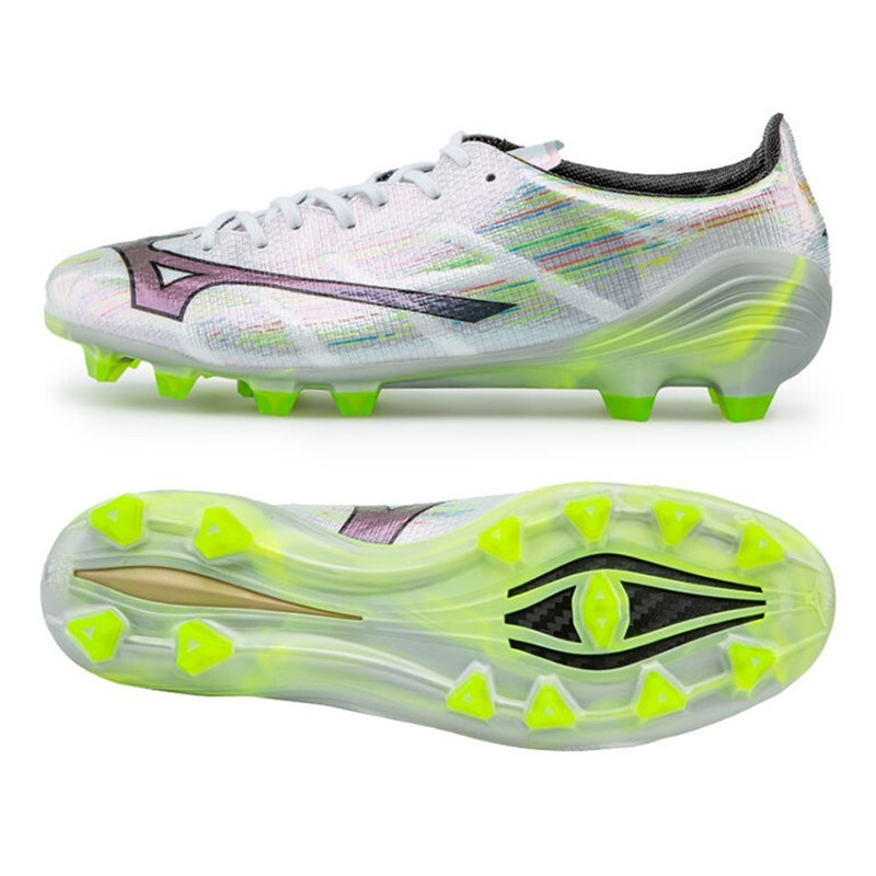 Mizuno Alpha II Japan P1GA256009 Silver Mens Football Shoes Soccer