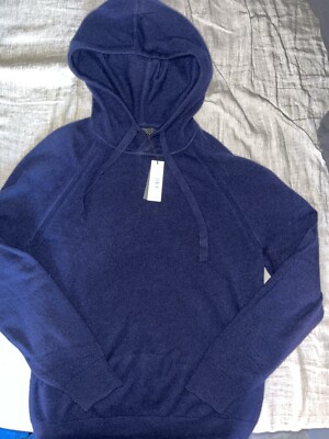 Banana Republic Cashmere Sweater Hoodie Men's Small