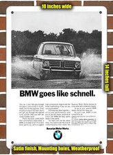 Metal Sign - 1970 Bmw 2002ti - 10x14 Inches