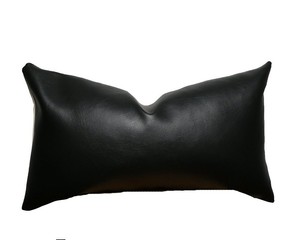 genuine leather throw pillows