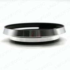 40.5mm Silver Metal Tilted Vented Lens Hood shade For digital lens 40.5mm