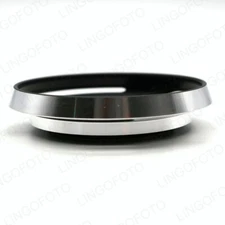 40.5mm Silver Metal Tilted Vented Lens Hood shade For digital lens 40.5mm