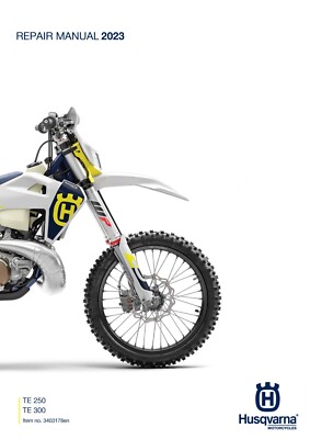 Husqvarna Service Workshop Shop Manual Book 2023 TE 250 CN