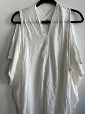 Vintage 2000  s Draped White Dress