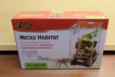 Zilla Micro Habitat Terrariums with Locking Latch, Arboreal, Small