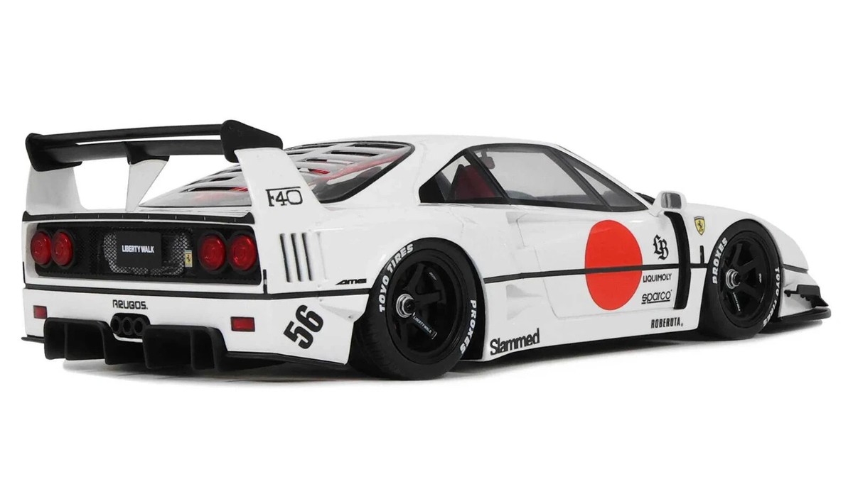 1/18 GT Spirit FERRARI F40 LB WORKS LBWK Liberty Walk -WHITE