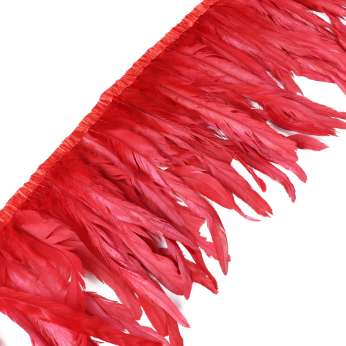 1 metro oro plata cola de gallo pluma cinta ribete pluma flecos accesorio hágalo usted mismo - Imagen 12 de 55