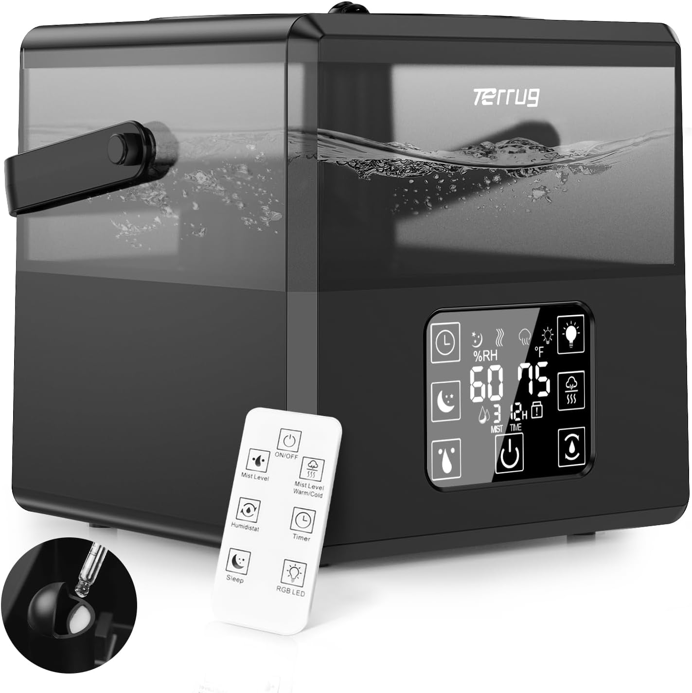 6L Humidifiers for Bedroom Large Room, Warm & Cool Mist Humidifiers for