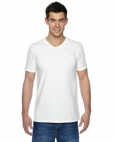 Jersey V-Neck T-Shirt Tee S-3XL SFVR 