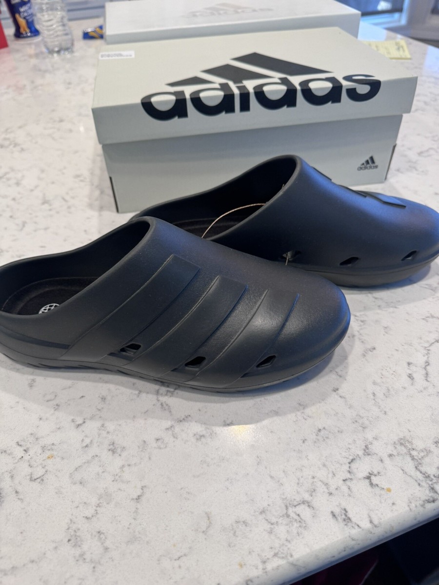 Adidas Adicane Clog Carbon Black Mens Sz 8 Slip On Slides  display picture 3