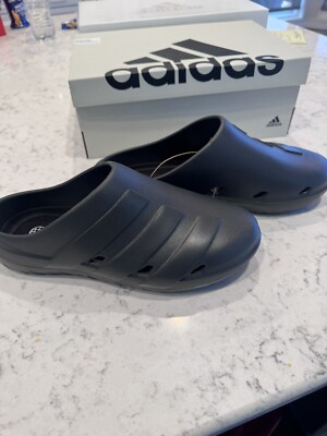 Adidas Adicane Clog Carbon Black Mens Sz 8 Slip On Slides Outdoor Sandals HQ9918