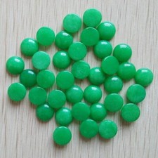 Natural Malaysian Jade Stone 100pcs 12mm Round CAB CABOCHON DIY Making Jewelry