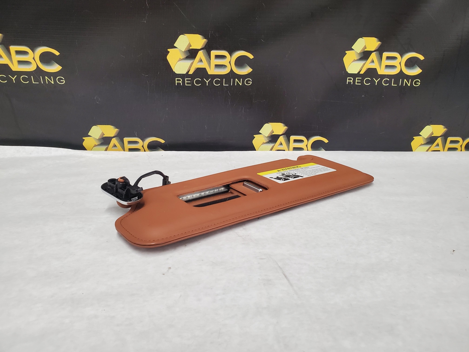 2007 Bentley Flying Spur Sun Visor Left Driver's (Saddle) BENTLEY 07 OEM
