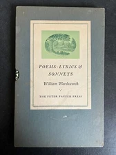 Poems, Lyrics, and Sonnets by William Wordsworth (box set, Peter Pauper Press)