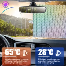 Auto Car Retractable Windshield Sunshade Sun Block Cover Front Rear Window Visor