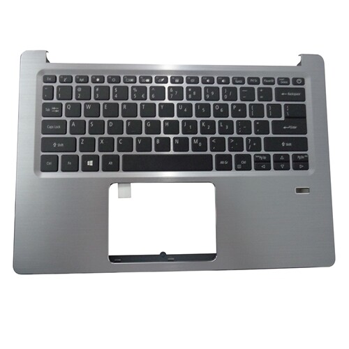 Acer Swift SF314-54 Palmrest Cover Keyboard Silver US-INT genuine