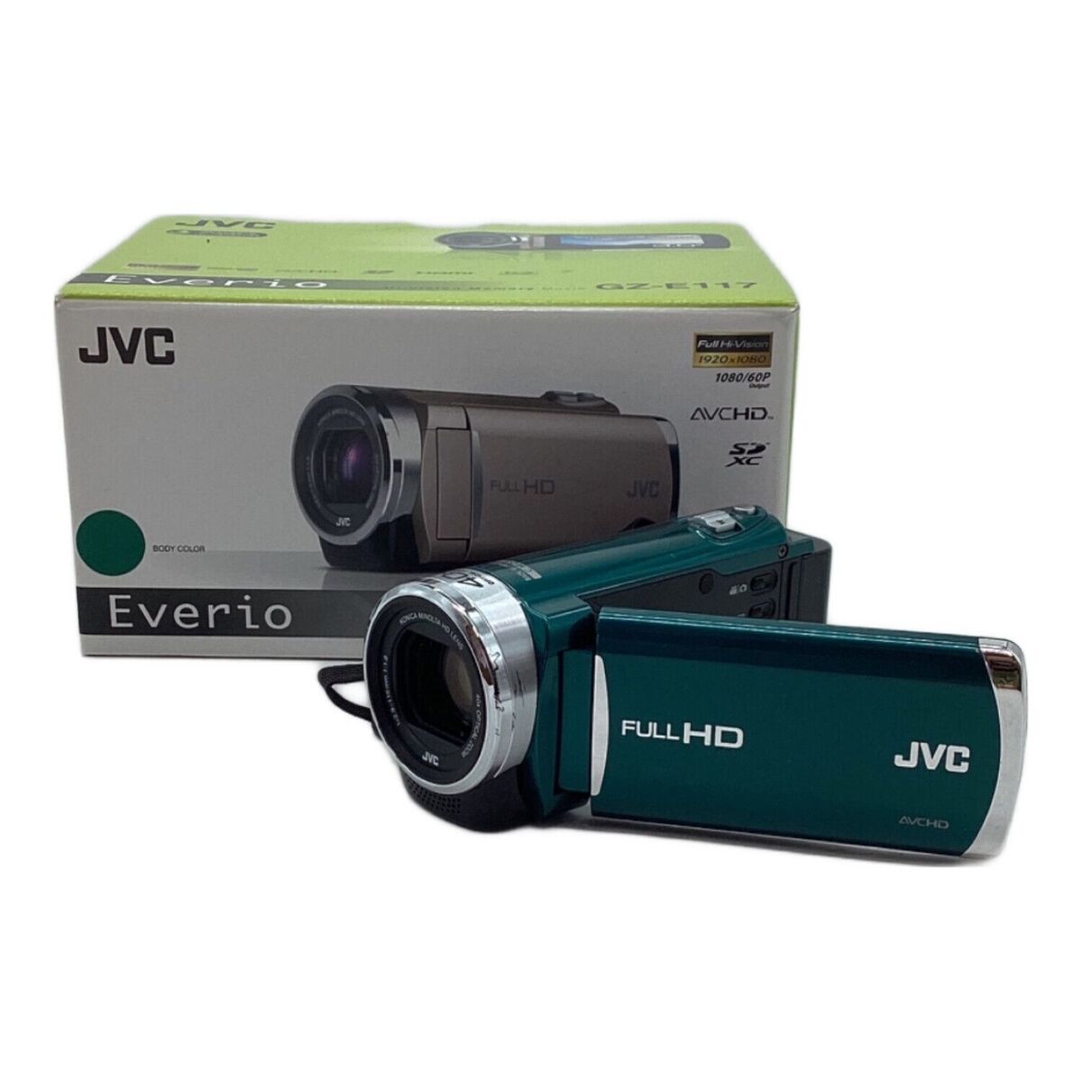 JVC Everio GZ-E700 フルHDビデオカメラとBDライターのセット JVC Everio GZ-E700 フルHDビデオカメラとBDライターのセット