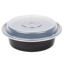 Pactiv Newspring Versatainer Round Microwaveable Container, 16 Ounce - 150 Case