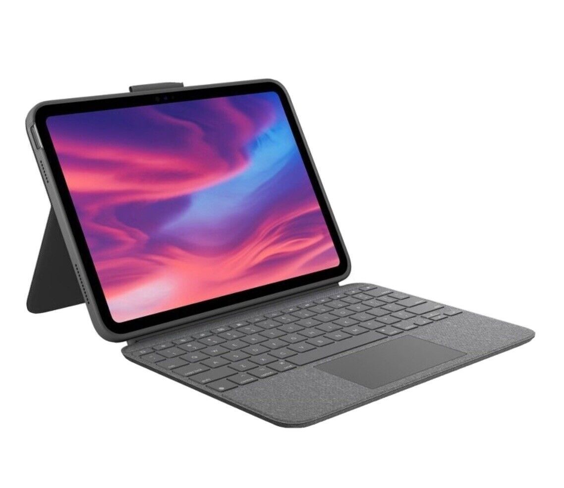 Logitech Combo Touch Keyboard Case for Apple iPad 10th Gen. - Oxford Gray for sale online | eBay Logitech Combo Touch Keyboard Case for Apple iPad 10th Gen. - Oxford Gray for sale online | eBay