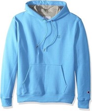 Champion Classic fleece Hoodie SMALL light blue men size