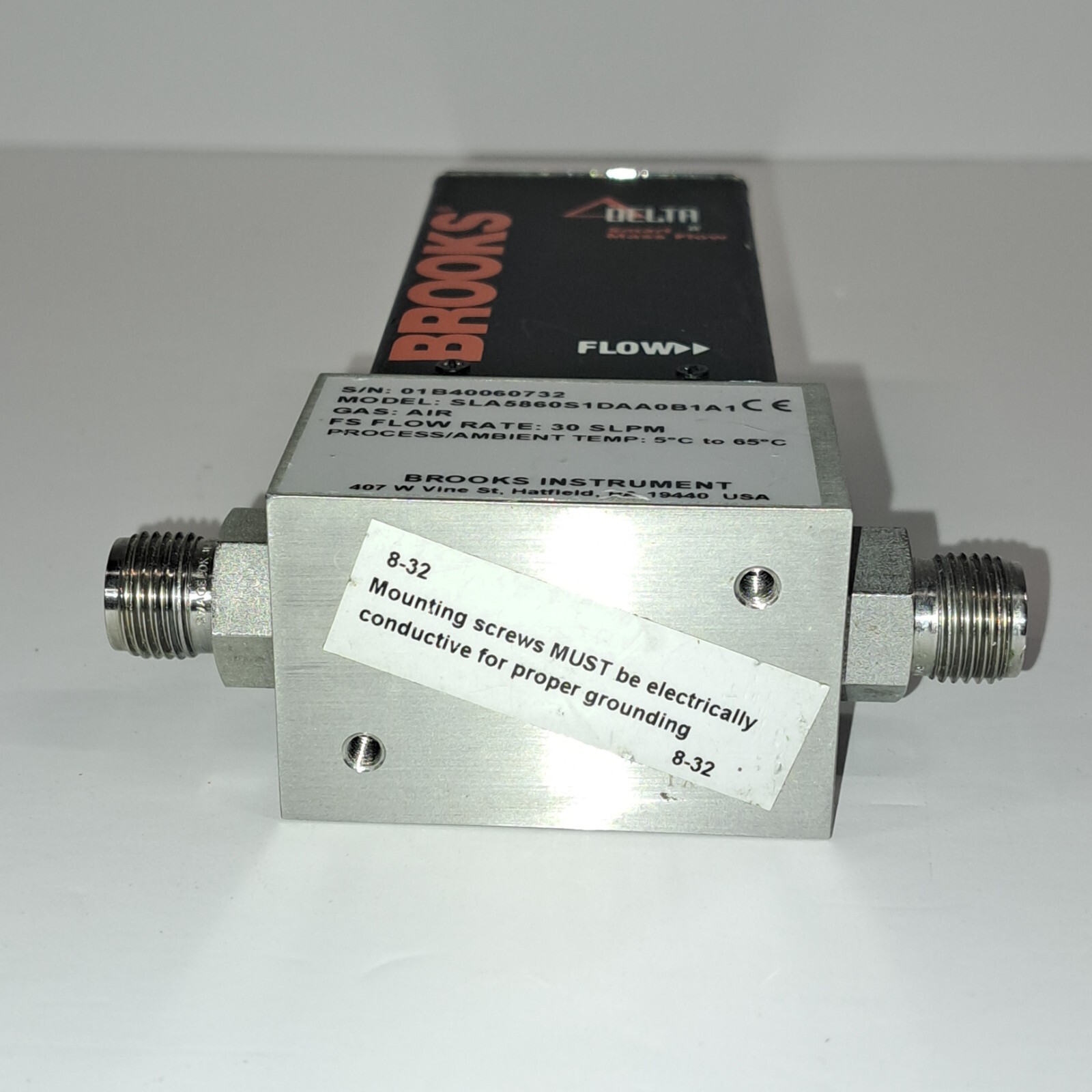 BROOKS INSTRUMENTS SLA5860 DELTA SMART II MASS FLOW SLA5860S1DAA0B1A1