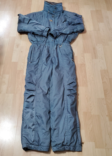 Vtg Killy Technical One Piece SnowSuit Womens Size 14 Recco Rescue Hid Hood